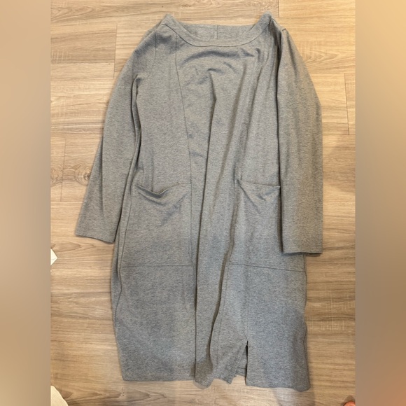 Soft Surroundings Gray Dress - Picture 1 of 7